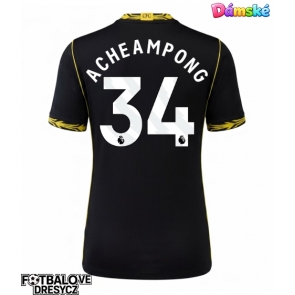 Chelsea Josh Acheampong #34 Dámské Venkovní Dres 2026-27 Krátký Rukáv Chelsea Josh Acheampong #34 Dámské Venkovní Dres 2026-27 Krátký Rukáv